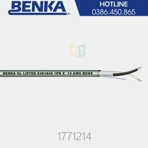 Cáp tín hiệu Benka chống nhiễu 1PR x 14AWG | 1771214