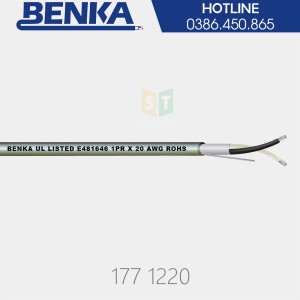 Cáp tín hệu Benka chống nhiễu 1PR x 20AWG | 177 1220
