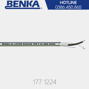 Cáp tín hệu Benka chống nhiễu 1PR x 24AWG | 177 1224