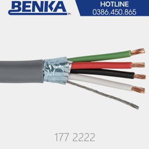 Cáp tín hệu Benka chống nhiễu 2x2x22AWG | 177 2222