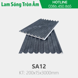 Tấm lam sóng bán nguyệt âm SA12