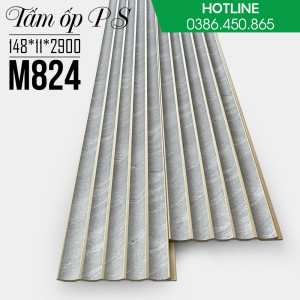 Tấm ốp lam sóng nhựa PS M824