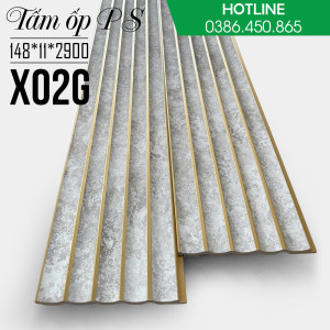 Tấm ốp lam sóng nhựa PS X02G