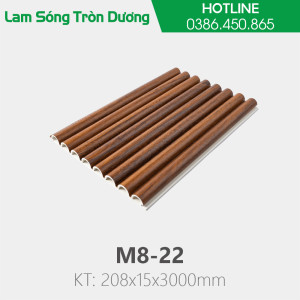 Tấm lam sóng tròn dương M8-22