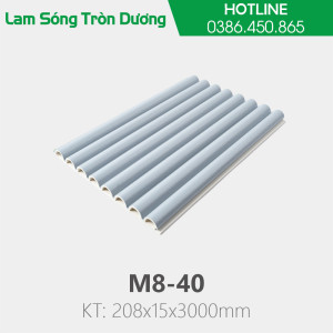 Tấm lam sóng tròn dương M8-40