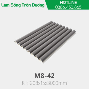 Tấm lam sóng tròn dương M8-42