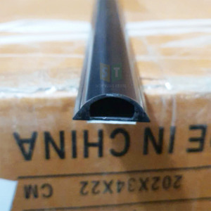 Nẹp nhựa điện bán nguyệt D30 - màu đèn