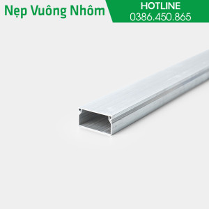 Nẹp vuông nhôm 40x20mm