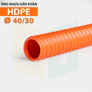 Ống nhựa gân xoắn HDPE 40/30mm