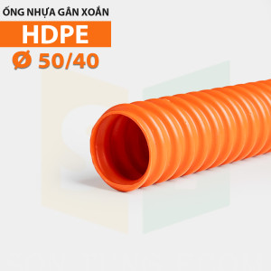 Ống nhựa gân xoắn HDPE 50/40