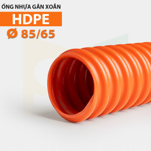 Ống nhựa gân xoắn HDPE 85/65