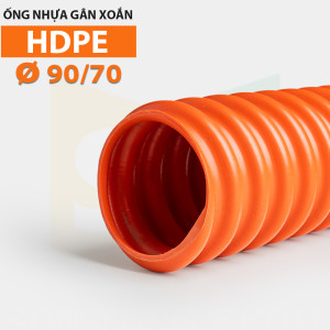 Ống nhựa gân xoắn HDPE 90/70