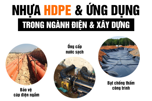 Nhựa HDPE Là Gì? Ứng Dụng Đột Phá Trong Sản Xuất Vật Tư Ngành Điện Và Vật Liệu Xây Dựng