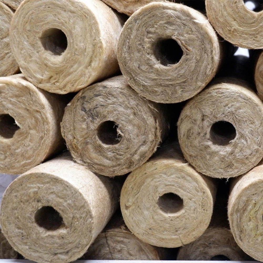 Bông đá Rock Wool dạng ống không bạc (1 mét)