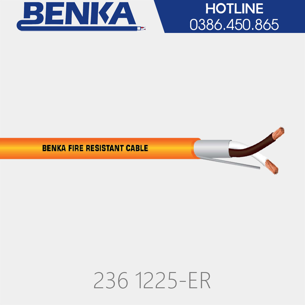 Cáp Benka chống cháy chống nhiễu 1Px2.5mm2 - 236 1225-ER