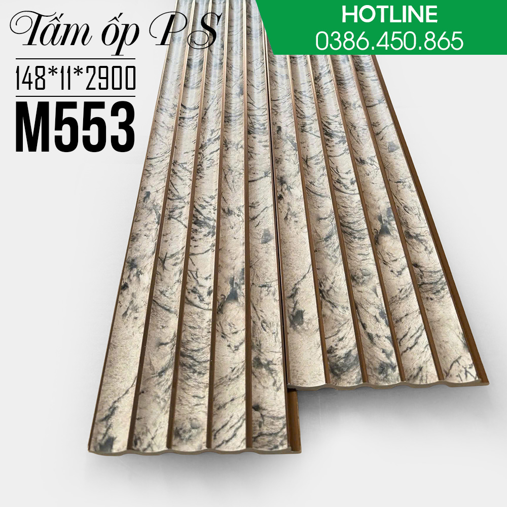 Tấm ốp lam sóng nhựa PS M553
