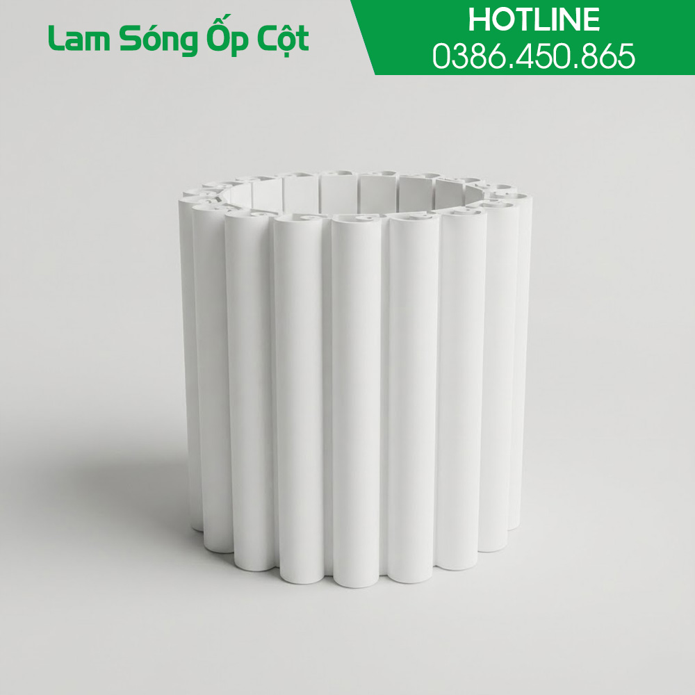 Lam sóng bán nguyệt uốn cong