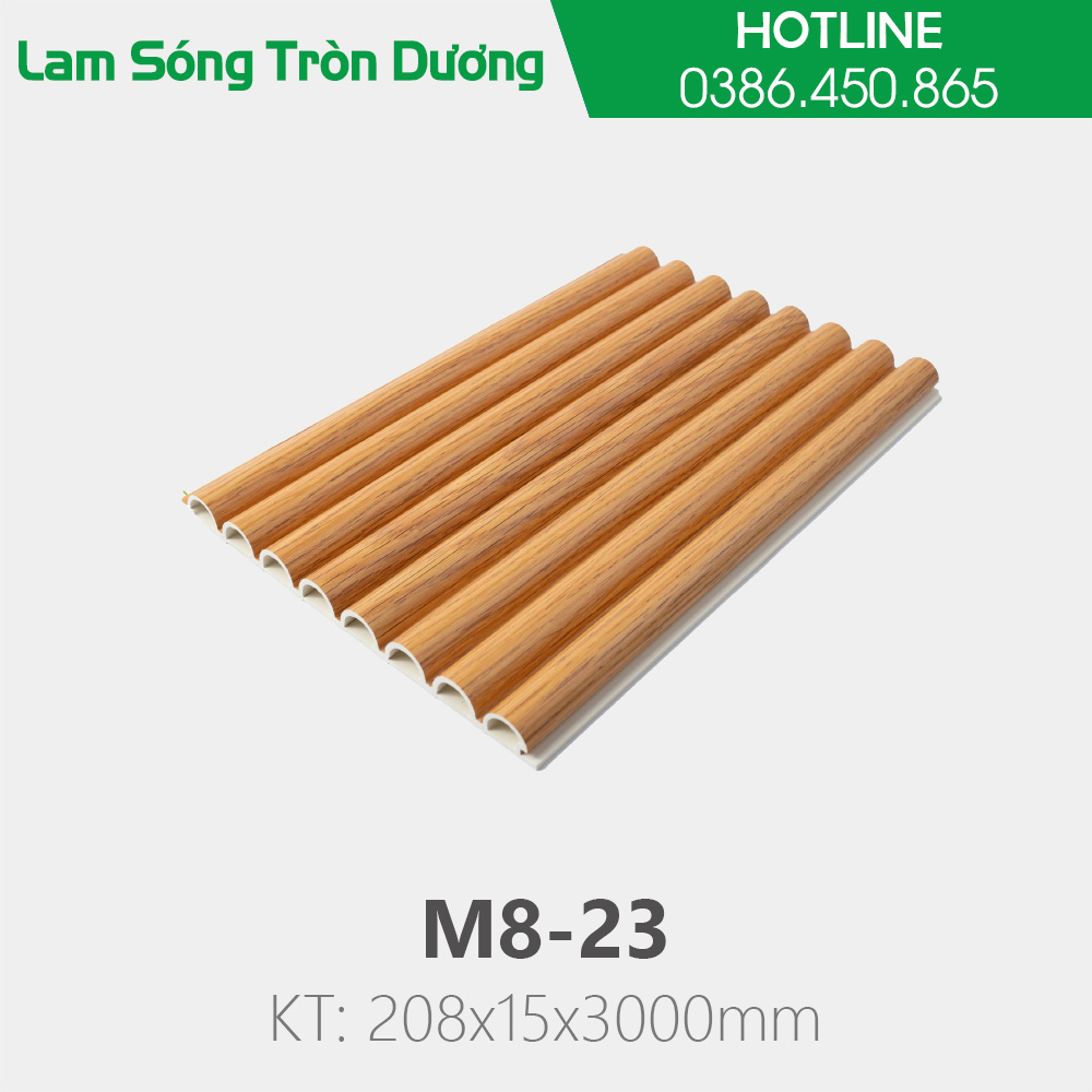 Tấm lam sóng tròn dương M8-23