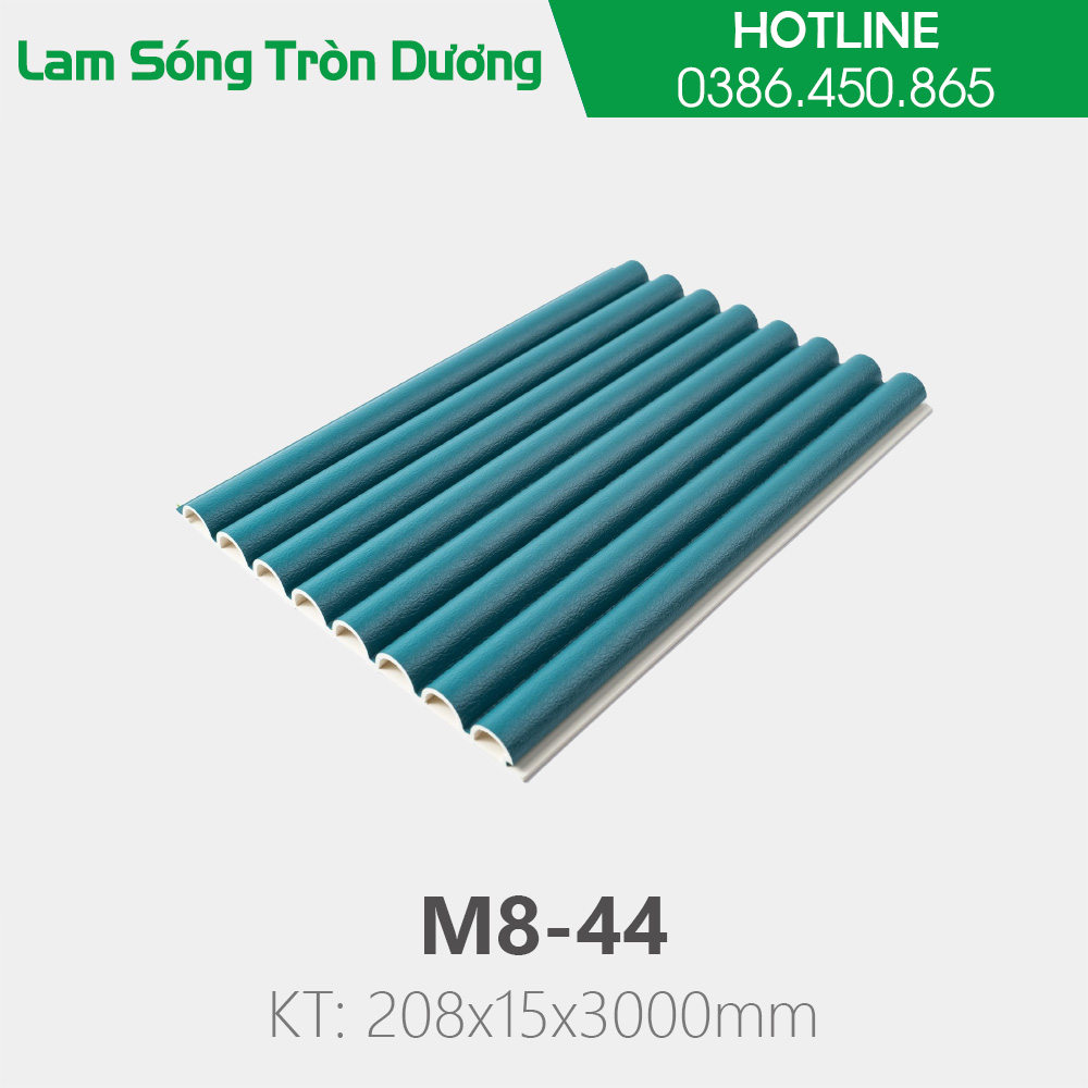 Thanh lam sóng tròn dương M8-44